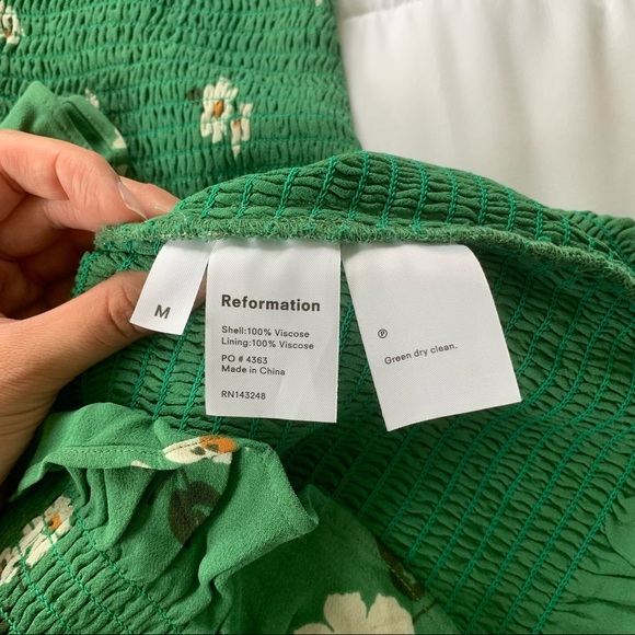 REFORMATION Chantilly Floral Mini Dress in Melrose - Picture 12 of 13